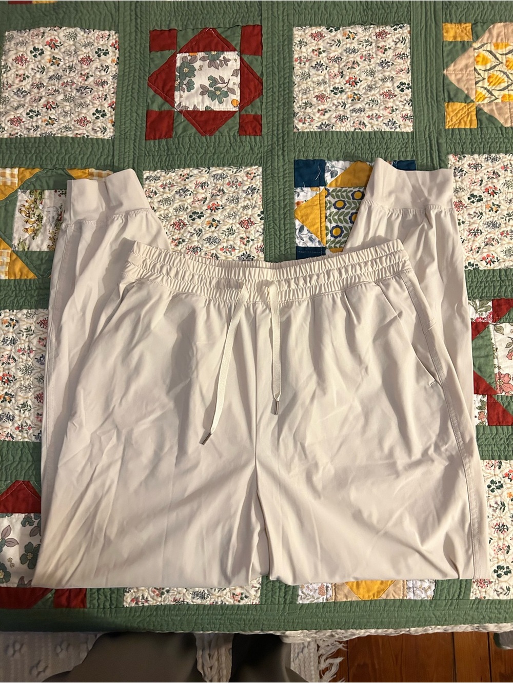 Old Navy Sleektech Light Beige Track Joggers
